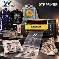 Imprimante numérique DTF OEM, machine d'impression 300 mm de largeur, six couleurs, alimentation en encre blanche pour vêtements de bébé, vêtements pour enfants, oreillers, textiles