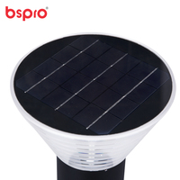 Lampu Taman Tenaga Surya Aluminium Bspro IP65 LED Lampu Lanskap 3000K 6500K Pencahayaan Jalur 360 Derajat
