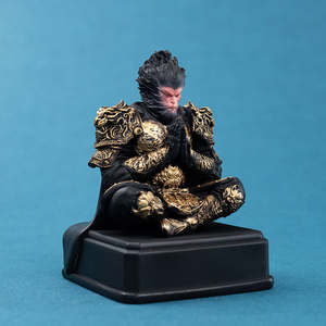 Escultura de resina de alta calidad de Black Myth Wukong, mono negro, artesanía para decoración del hogar y festividades, superventas 2025 - Product Image 3
