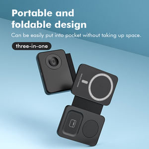 Cargador Inalámbrico Magnético 3 en 1 Plegable de Bolsillo, Tendencia 2026, Estación de Carga Rápida de 15W para Teléfono, Reloj y Auriculares - Product Image 1