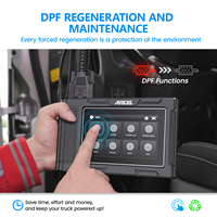 Lettore di Codici per Camion Pesanti Ancel HD3300 con Funzione di Rigenerazione DPF e Rilevamento PIN per Cummins, Detroit, Caterpillar, Paccar, Isuzu, Fuso, Volvo