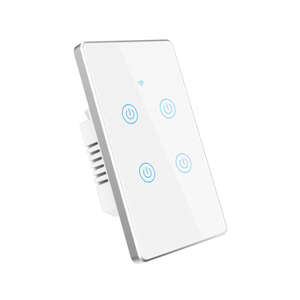 Cho tuya Wifi + BLE 3 gang thông minh Tempered Glass tường cảm ứng chuyển đổi đơn lửa trung tính chuyển đổi với điều khiển từ xa & 10A Max. - Product Image 4