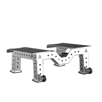 Banc de musculation multifonctionnel en acier inoxydable 304 en forme de T pour tractions, squats et crossover, idéal pour la musculation à domicile
