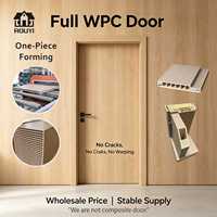 Оптовая продажа от производителя: Современные минималистичные двери WPC для гостиниц, экологичные двери для ванных комнат