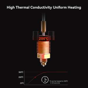 Bloque de Calentamiento Cerámico Creality Ender-3 V3 SE KE con Boquilla de Cambio Rápido, Alto Flujo y Temperatura Máxima de 300°C - Product Image 3