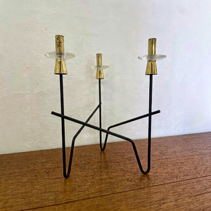 Porte-bougie en métal, Porte-bougie en fer, Porte-bougie de table, Porte-bougie pour table à manger, Porte-bougie centre de table, Porte-bougie pour bougie conique - Product Image 1