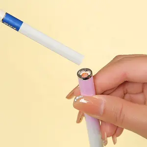 创意少女打火机吸烟配件USB充电迷你电子香烟打火机
