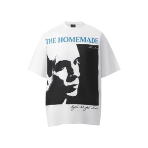 เสื้อยืดแบรนด์สตรีทแวร์คุณภาพสูง ทรงปกติ ลุคทำสีซีดสไตล์วินเทจ พิมพ์ลายอวตารสุดสร้างสรรค์ แขนสั้น ผ้าฝ้าย 100% - Product Image 4