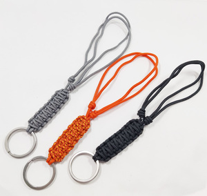 Short Polyester Lanyard Keychains Fashionable Nylon Promotional Mobile Phone Holder Hanging Rope Automotive Insurance Industry