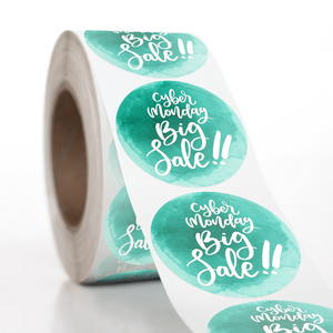 Custom Round Adhesive Waterproof Synthetic Paper Bottle <b>Label</b>, Roll logo <b>Label</b> Sticker Printing - Product Image 5