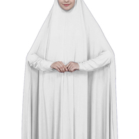 Robe Abaya Thobe Musulmane de Ramadan à Couverture Complète avec Hijab pour Femme - Vente en Gros