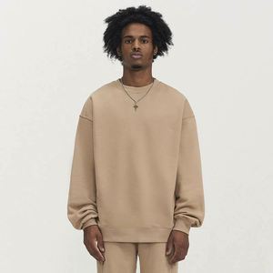 H5474 Manufacturers Wholesale Custom 380 Gsm Cotton Blends Blank Unisex Crewneck Sweatshirts - Product Image 2