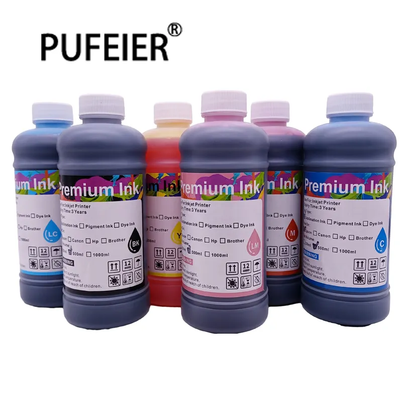 500ML ขวดการพิมพ์เติมหมึกระเหิดสําหรับ Epson อิงค์เจ็ทเครื่องพิมพ์จํานวนมากความร้อนหมึกระเหิด