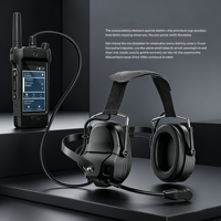 Casque ENC à réduction de bruit BT5.5 avec micro, écouteurs tactiques sans fil 85 dB, protection auditive pour le tir et la course