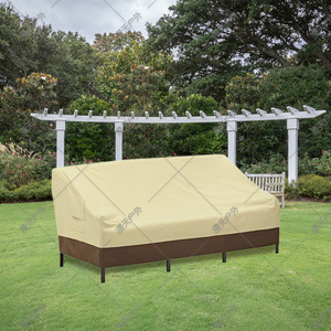 Funda para Sofá de Patio Exterior de 3 Plazas, Impermeable, Antipolvo, Rectangular, Diseño Moderno, Material de Poliéster, para Uso en Bancos - Product Image 4