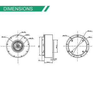 Módulo de Motor Integrado QDD de Fábrica Bibo Fulling, Accionamiento de 500 VCA, 100 MΩ, 17 N.m, Conmutación por Escobillas, para Electrodomésticos y Embarcaciones - Product Image 3