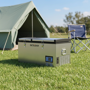 Nevera Portátil GCSOAR de 60L, 12V/24V, Refrigerador Solar para Acampar al Aire Libre con Pantalla Digital PFT-CF60T - Product Image 3