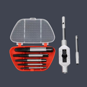 7Pcs Damaged Pipe <b>Screw</b> Extractor and Remover Drill <b>Bits</b> <b>Set</b> with Appropriate Extractor - Product Image 4