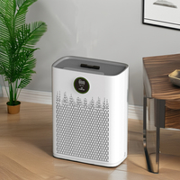 2024 desain baru pintar WIFI Remote Control pemurni udara rumah tangga tampilan PM2, 5 menghilangkan debu bulu hewan peliharaan adaptor DC Filter HEPA