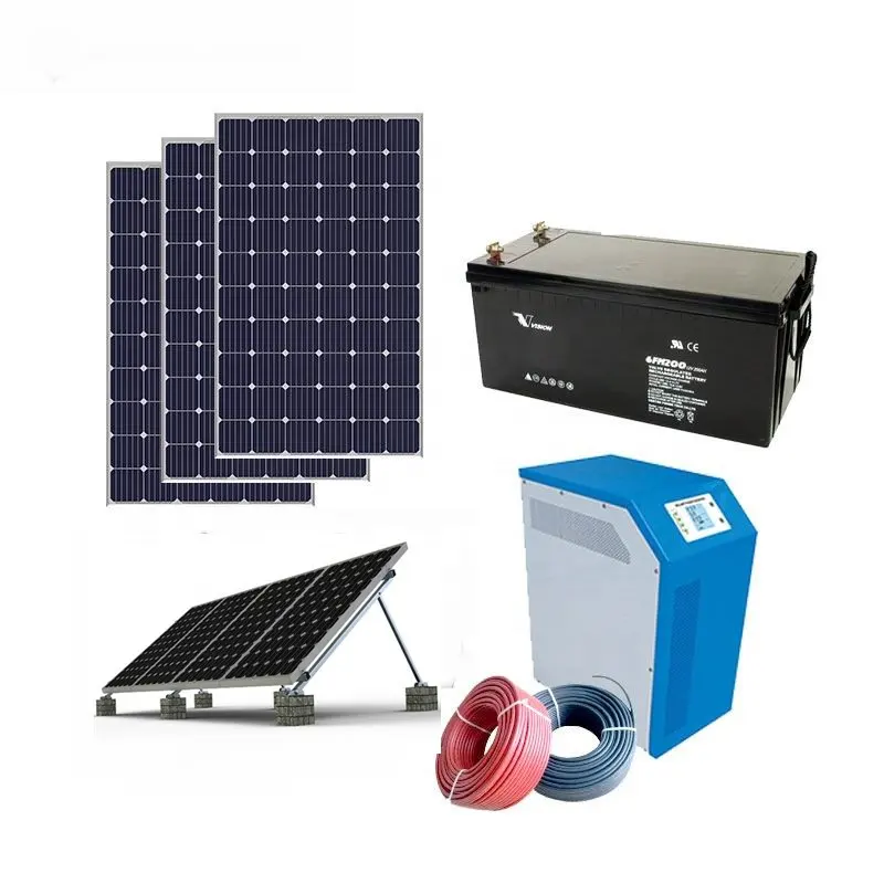 Hoàn Thành Đơn Vị 50KW 30kw 20kw Off Grid Năng Lượng Mặt Trời Hệ Thống, Mini 4kw 5kva 5KW Năng Lượng Mặt Trời Hệ Thống Nhà Giá Rẻ, 1000kw 1Mw Năng Lượng Mặt Trời Hệ Thống