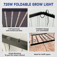 Volledig Spectrum Opvouwbare Led-Groeilicht 4ftx4ft 720W 730W Lm301h E Lm281b Kweekt Licht Kazachstan Voor Berrys Pitaya