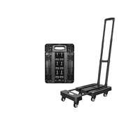Alimentation directe Chariot universel à Six roues Scooter plat pliant Portable ménage manipulation tortue voiture outils de transport