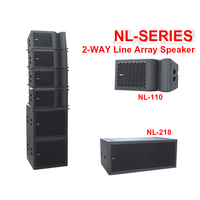NL-110 Speaker Line Array Pasif 2-Way 10 Inch - Penguatan Suara Panggung Profesional 85Hz-20KHz Respon Frekuensi