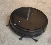 Robot Vacuum Cleaner dan Pel Pintar Otomatis COMPASS 2 in 1 dengan Gyroscope
