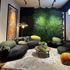 Nouvelle Collection : Canapé Modulable en Tissu avec Cadre en Bois, Style Italien et Français, Design Irrégulier, pour Salon - Product Image 2