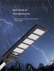 High Brightness IP65 Integrated Solar Street Lights Waterproof Outdoor LED with Human Sensing for Garden &amp; Road <strong>Battery</strong> Operated - Product Image 5