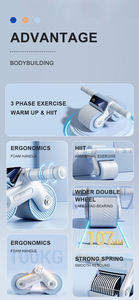 Dispositivo de <span class=keywords><strong>ejercicio</strong></span> abdominal nuevo 200kg capacidad de transporte rueda de rodillo <span class=keywords><strong>Abdomen</strong></span> <span class=keywords><strong>para</strong></span> entrenamiento central equipo de entrenamiento <span class=keywords><strong>Abdomen</strong></span> - Product Image 6