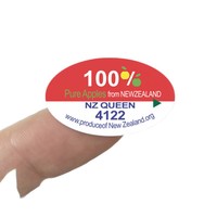 Fabrieksoutlet Nieuw-Zeeland Rozen Speciaal Label Geïmporteerde Eco-vriendelijke Zelfklevende Voedselveilige Etiketten Vierkleurig