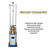 Compactador de Impacto Manual Marshall para Preparación de Muestras de Asfalto y Betún, Equipo de Prueba de Asfalto