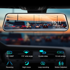 <span class=keywords><strong>Specchietto</strong></span> AD 812 9.66 'telecamera di Backup con Dash Cam Full Hd <span class=keywords><strong>Smart</strong></span> <span class=keywords><strong>specchietto</strong></span> retrovisore per auto camion 1080p telecamera anteriore e posteriore - Product Image 2