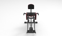 Máquina de Entrenamiento de Piernas y Caderas 2 en 1 Plegable Mini Adductor, Equipo de Ejercicio Sentado, Precio Competitivo, Espuma