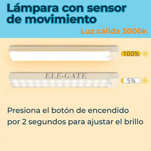 Lampe LED avec détecteur de mouvement 20 cm, rechargeable, réglage de la luminosité - Product Image 5
