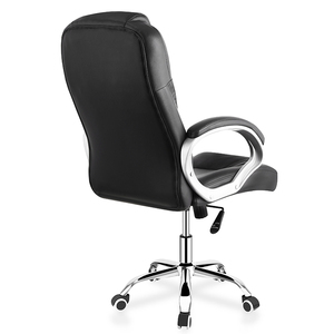 Fauteuil de bureau moderne 2026 en maille PU à dossier haut, pivotant, de luxe, pour dirigeant, en similicuir - Product Image 4