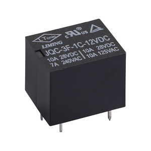 Relé de Potencia Jqc-3f-1c-12vdc 10A 28VDC 240VAC 125VAC para Montaje en PCB a Través de Orificio - Product Image 1