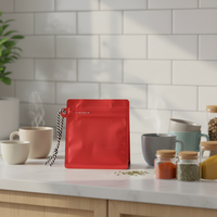 Sacs en PE/PET de qualité alimentaire imprimés par gravure avec fermeture à glissière thermoscellable pour salades, thé/café, gâteaux, aliments pour bébés, chips de pommes de terre (personnalisables)