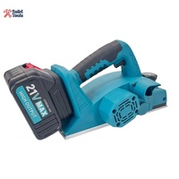 Raboteuse électrique industrielle sans fil 21V 82mm 15000 tr/min pour le rabotage du bois, mini-outil portatif, batterie lithium-ion, moteur sans balais