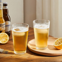 Verre à bière de 16 oz pour pub, bar, izakaya, café