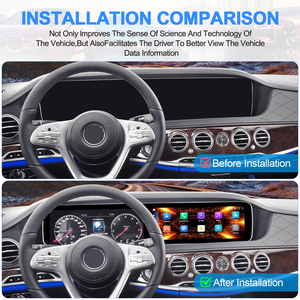 Navihua New Design 12.3 inch Android Car Radio DSP GPS Multimedia Carplay Auto Stereo for Mercedes-Benz S-Class W222 2014-2017 - Product Image 4