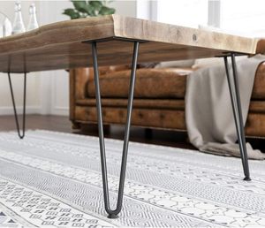 Hairpin Metal Table <b>Legs</b> Wrought Iron Wooden Frame Furniture <b>Legs</b> <b>for</b> Dining Kitchen Chair Cabinet <b>Sofa</b> Hotel Use - Product Image 2