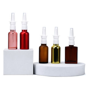 En Stock 5ml 10ml 15ml 20ml 30ml 50ml 60ml 100mL claro ámbar cobalto azul verde botella de vidrio spray <span class=keywords><strong>nasal</strong></span> - Product Image 6