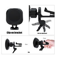 Nouveau Gadget intelligent voiture évent support de téléphone support magnétique sans fil support de charge Smartphone 15W chargeur rapide voiture chargeur sans fil
