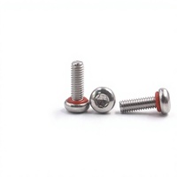Sekrup Mesin Tahan Air Tahan Minyak Kepala Torx-Drive Baja Tahan Karat 304 dengan Ring Penyegel Internal, Grade China