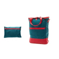 Bolsa de viaje plegable de alta calidad, bolsa de compras con cierre de cremallera, bolsa de lona de gran capacidad