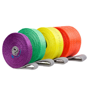 Web Sling Polyester Flat Eye And Eye 8 Mm Thickness For Crane Lifting Application - Product Image 1