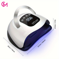 Lampe UV LED SUNX19MAX 320W pour ongles, séchage rapide, en plastique ABS, avec 72 LED, pour salon et usage domestique