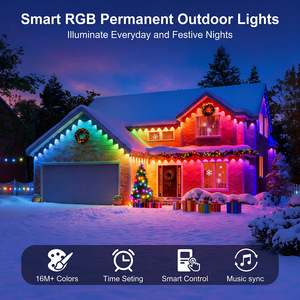 LED eave light <b>string</b> for outdoor villa courtyard lighting, festival decoration, Christmas atmosphere lighting - Product Image 4